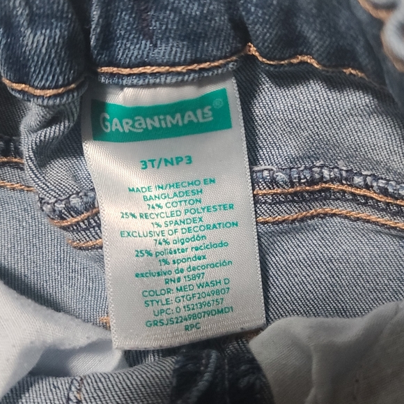 3T Girls Garanimals Short Sleeve Front Tie T-Shirts And Jeans, Bundle of 3 Items - Picture 12 of 14